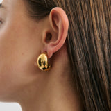 Poolside Mini Hoop - Gold