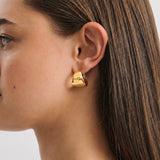 Curve Hoop  - Gold