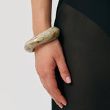 Contour Bangle - Greige