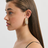 Asta Resin Earring - Beige