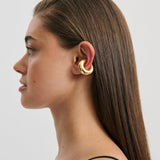 Thick Cuff Earring - Gold