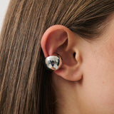 Classic Cuff Earring - Rhodium Silver