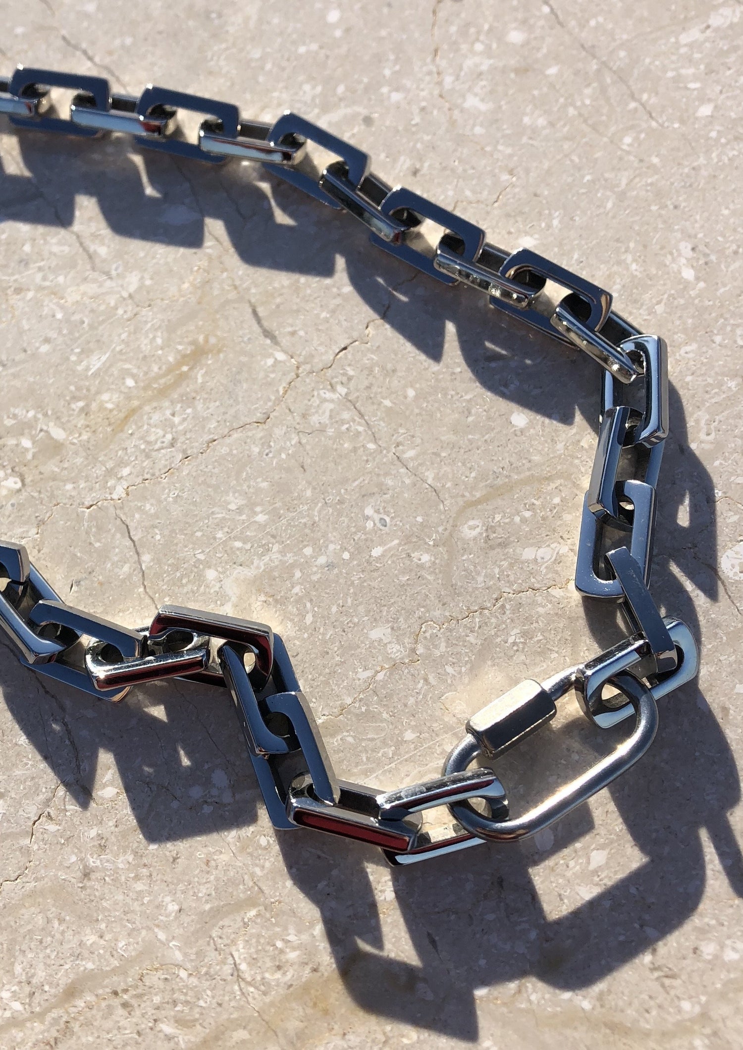 Featured: Gunmetal Lock-It Up Chain Necklace (6695454507089)