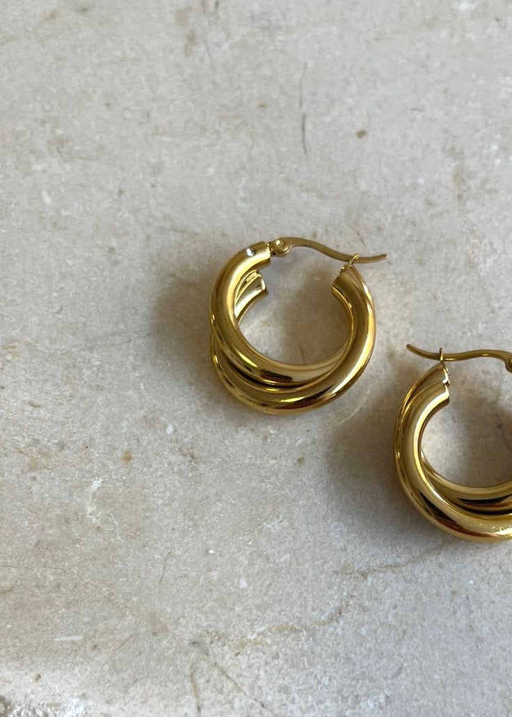 Featured: Criss-cross gold hoop earrings (6764096716881)